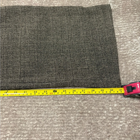 NY & Co 7th Avenue Suiting Collection Tweed Trousers Brown Wide Leg Stretch Work - Picture 6 of 10